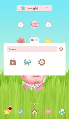 babypig pigri dodol theme android App screenshot 2